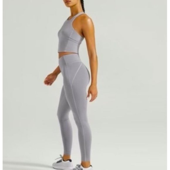 Allbirds Women's Gray Tencel Natural High-Waist Leggings Medium 1368 - Picture 4 of 15